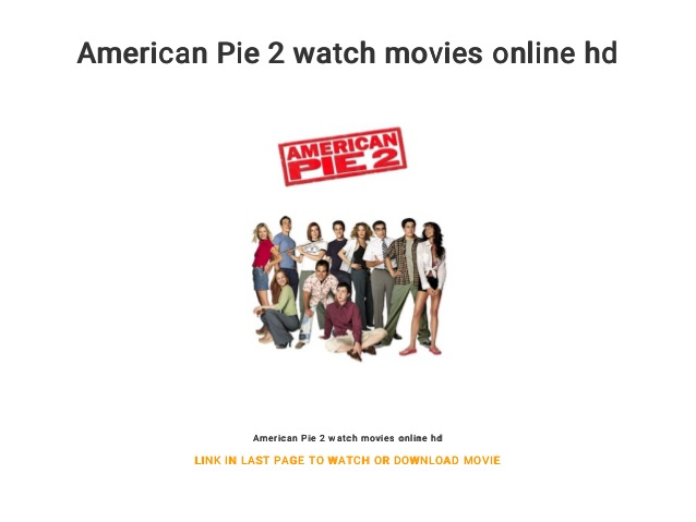 american pie 2 watch online